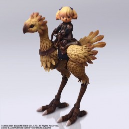SQUARE ENIX FINAL FANTASY XI BRING ARTS SHANTOTTO AND CHOCOBO ACTION FIGURE