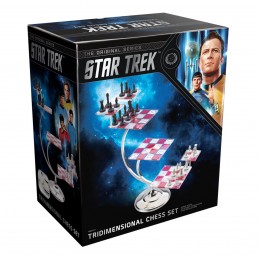 STAR TREK TRIDIMENSIONAL CHESS SET SCACCHI NOBLE COLLECTIONS