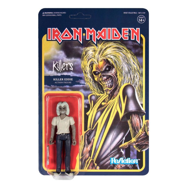 SUPER7 IRON MAIDEN REACTION KILLERS KILLER EDDIE ACTION FIGURE