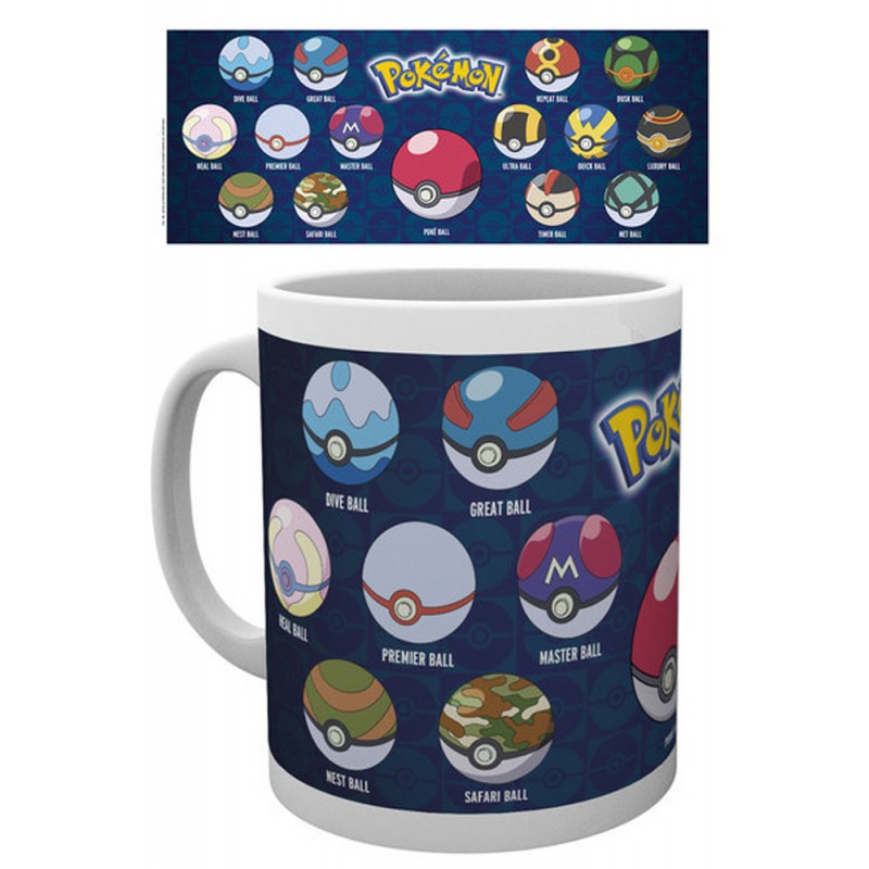 POKEMON BALLS MUG TAZZA IN CERAMICA GB EYE POKEMON BALLS MUG TAZZA IN CERAMICA GB EYE