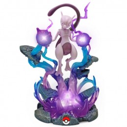 BOTI POKEMON LIGHT-UP DELUXE MEWTWO 25CM STATUE FIGURE