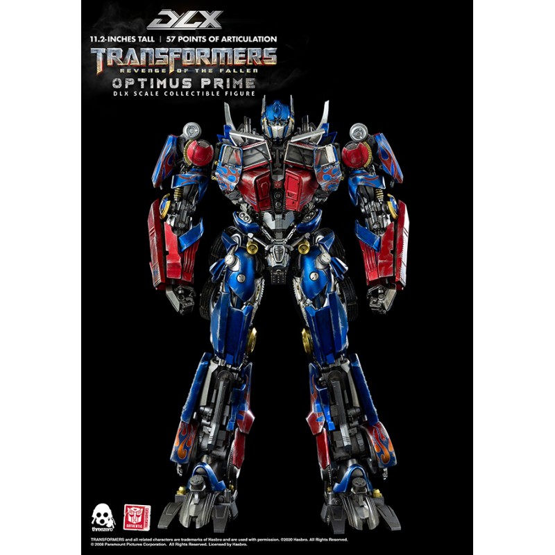 THREEZERO TRANSFORMERS REVENGE OF THE FALLEN OPTIMUS PRIME DELUXE ACTION FIGURE