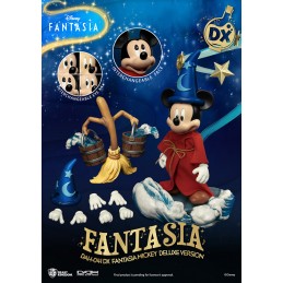 BEAST KINGDOM FANTASIA MICKEY MOUSE DELUXE DAH-041DX CLOTH ACTION FIGURE