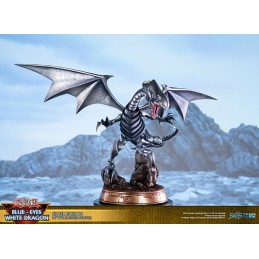 FIRST4FIGURES YU-GI-OH! BLUE EYES WHITE DRAGON SILVER ED STATUE 35CM FIGURE