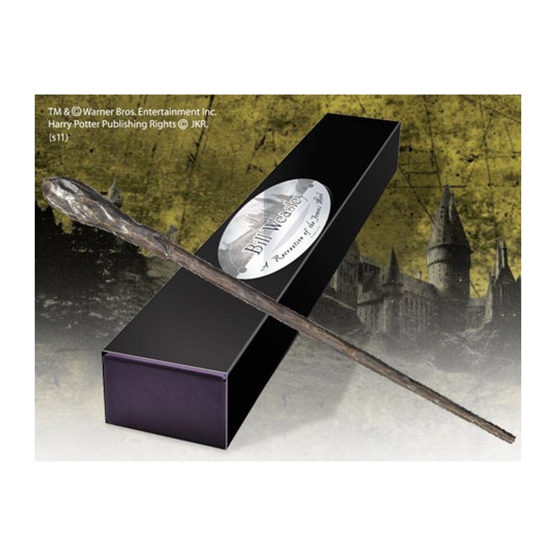 HARRY POTTER WAND BILL WEASLEY REPLICA BACCHETTA NOBLE COLLECTIONS