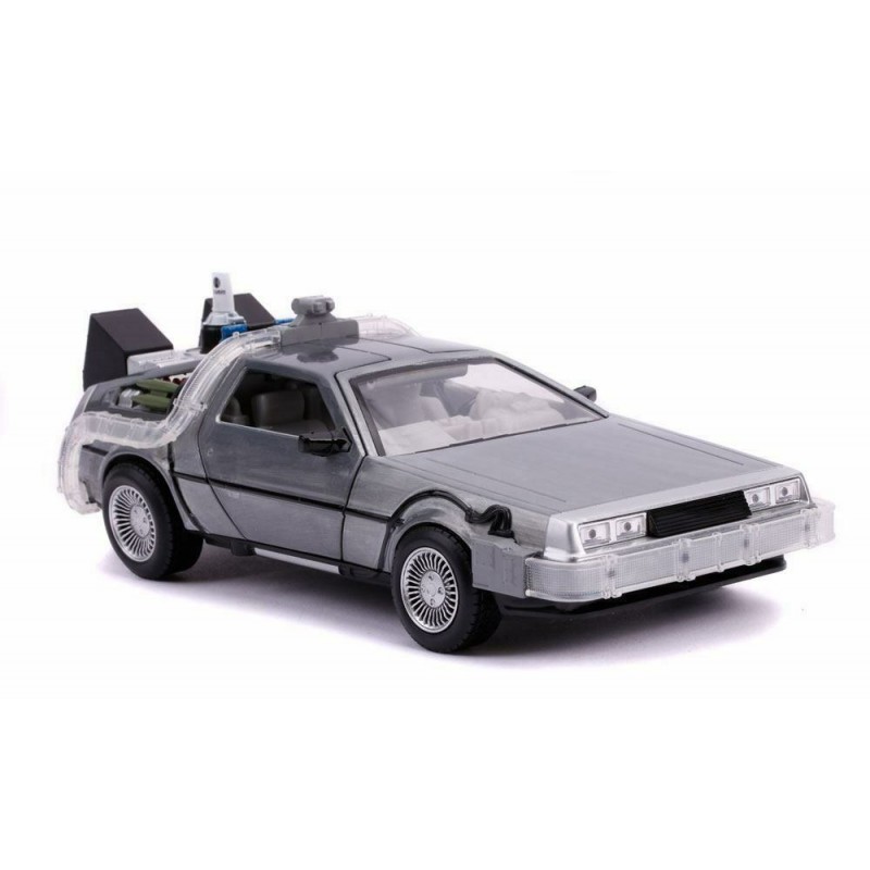 JADA TOYS BACK TO THE FUTURE PART II DELOREAN DIE CAST 1/24 MODEL