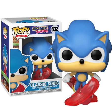 FUNKO POP! CLASSIC SONIC BOBBLE HEAD KNOCKER FIGURE