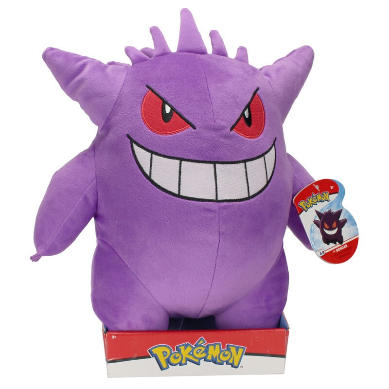POKEMON GENGAR 30CM PUPAZZO PELUCHE PLUSH FIGURE JAZWARES POKEMON GENGAR 30CM PUPAZZO PELUCHE PLUSH FIGURE JAZWARES