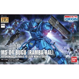 BANDAI HIGH GRADE HG BUGU MS-04 RAMBA RAL MODEL KIT ACTION FIGURE