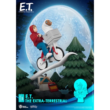D-STAGE E.T. THE EXTRA-TERRESTRIAL STATUA FIGURE DIORAMA