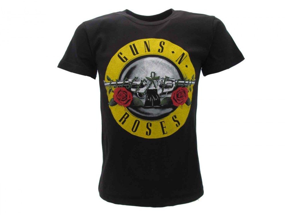 Maglia T Shirt Guns N Roses Logo Taglia 5 6 Anni