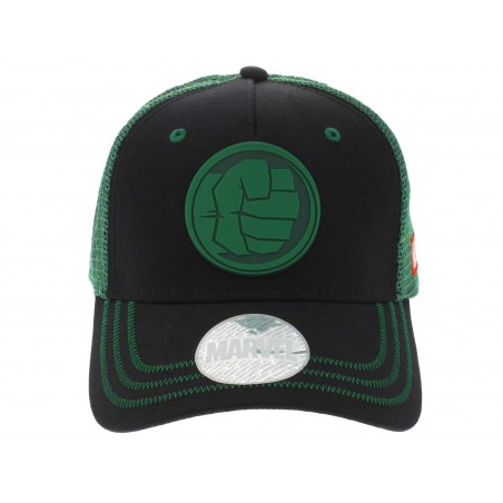 CAPPELLO BASEBALL CAP MARVEL HULK FIST BLACK GREEN