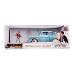 HARRY POTTER 1959 FORD ANGLIA DIE CAST 1/24 MODEL JADA TOYS