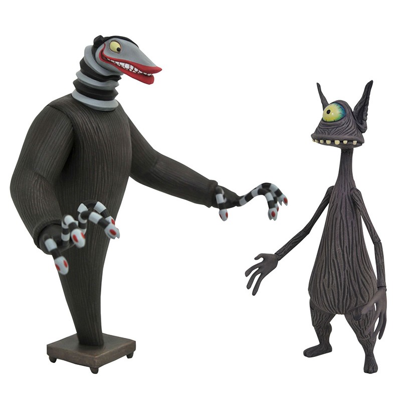 NIGHTMARE BEFORE CHRISTMAS CREATURE UNDER THE STAIRS 2-PACK ACTION FIGURE DIAMOND SELECT